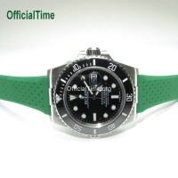 Rolex Submariner Style - Breathable Rubber Strap (7 color)