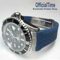 Rolex Submariner Style - Breathable Rubber Strap (7 color)