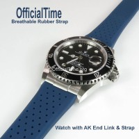 Rolex Submariner Style - Breathable Rubber Strap (7 color)