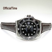 Rolex Submariner Style - Buffalo Leather Strap (3 color)