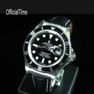 Rolex Submariner Style - Buffalo Leather Strap (3 color)
