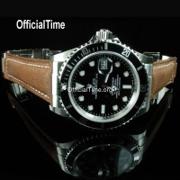 Rolex Submariner Style - Bull Leather Strap (5 color)