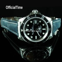 Rolex Submariner Style - Bull Leather Strap (5 color)