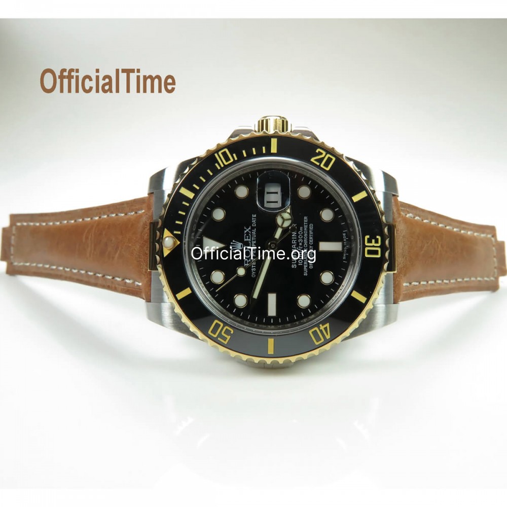 Rolex Style | OfficialTime Bull Leather for Rolex