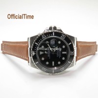 Rolex Submariner Style - Bull Leather Strap (5 color)