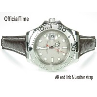 Rolex Yacht-Master Style : Buffalo Leather Strap (3 color)