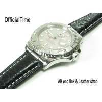 Rolex Yacht-Master Style : Buffalo Leather Strap (3 color)