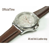 Rolex Yacht-Master Style : Bull Leather Strap (5 color)