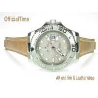 Rolex Yacht-Master Style : Bull Leather Strap (5 color)