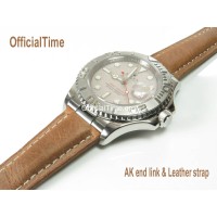 Rolex Yacht-Master Style : Bull Leather Strap (5 color)