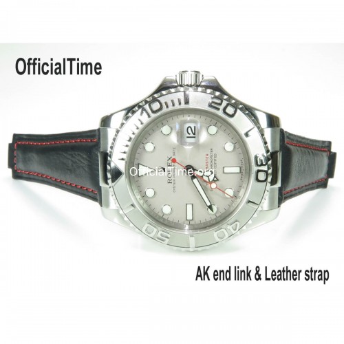 Rolex Yacht-Master Style : Bull Leather Strap (5 color)