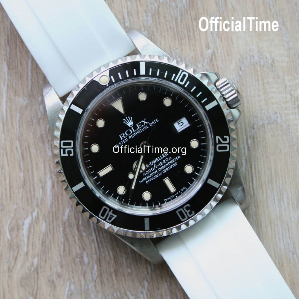 Rolex Sea Dweller Style OfficialTime Airflow Rubber Straps for Rolex