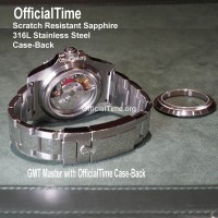 Rolex GMT-Master II Style : Sapphire Transparent Case Back Rolex GMT-Master II Style : Sapphire Transparent Case Back