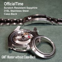 Rolex GMT-Master II Style : Sapphire Transparent Case Back Rolex GMT-Master II Style : Sapphire Transparent Case Back