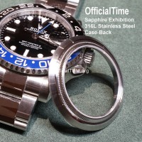 Rolex GMT-Master II Style : Sapphire Transparent Case Back Rolex GMT-Master II Style : Sapphire Transparent Case Back