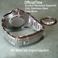 Rolex GMT-Master II Style : Sapphire Transparent Case Back Rolex GMT-Master II Style : Sapphire Transparent Case Back