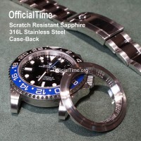 Rolex GMT-Master II Style : Sapphire Transparent Case Back