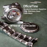 Rolex GMT-Master II Style : Sapphire Transparent Case Back