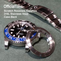 Rolex GMT-Master II Style : Sapphire Transparent Case Back Rolex GMT-Master II Style : Sapphire Transparent Case Back