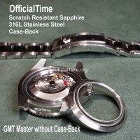 Rolex GMT-Master II Style : Sapphire Transparent Case Back