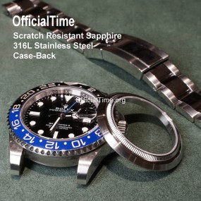 Rolex GMT-Master II Style : Sapphire Transparent Case Back