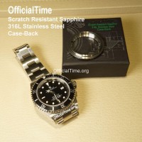 Rolex Sea-Dweller Style : Sapphire Transparent Case Back Rolex Sea-Dweller Style : Sapphire Transparent Case Back