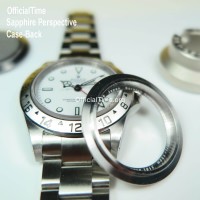 Rolex Explorer Style - Sapphire Transparent Case Back