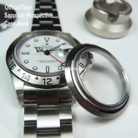 Rolex Explorer Style - Sapphire Transparent Case Back