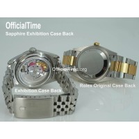 Rolex Explorer Style - Sapphire Transparent Case Back Rolex Explorer Style - Sapphire Transparent Case Back