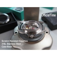 Rolex Explorer Style - Sapphire Transparent Case Back