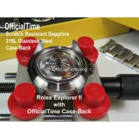 Rolex Explorer Style - Sapphire Transparent Case Back Rolex Explorer Style - Sapphire Transparent Case Back