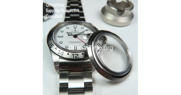 OfficialTime See Through Case Back for Rolex Explorer