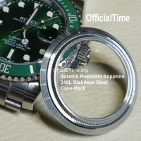 Rolex Submariner Style - Sapphire Transparent Case Back Rolex Submariner Style - Sapphire Transparent Case Back