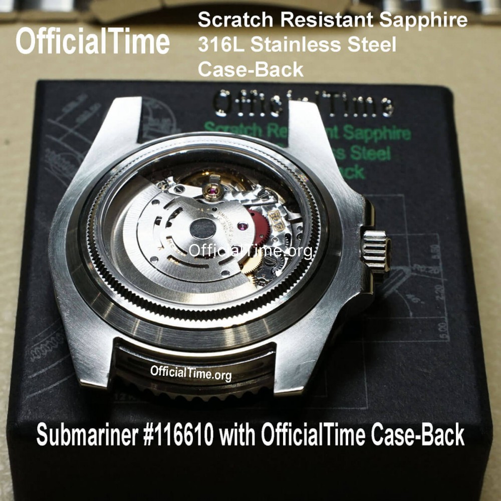 Rolex submariner case back deals