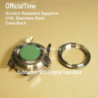 Rolex Submariner #16 Style - Sapphire Transparent Case Back Rolex Submariner #16 Style - Sapphire Transparent Case Back