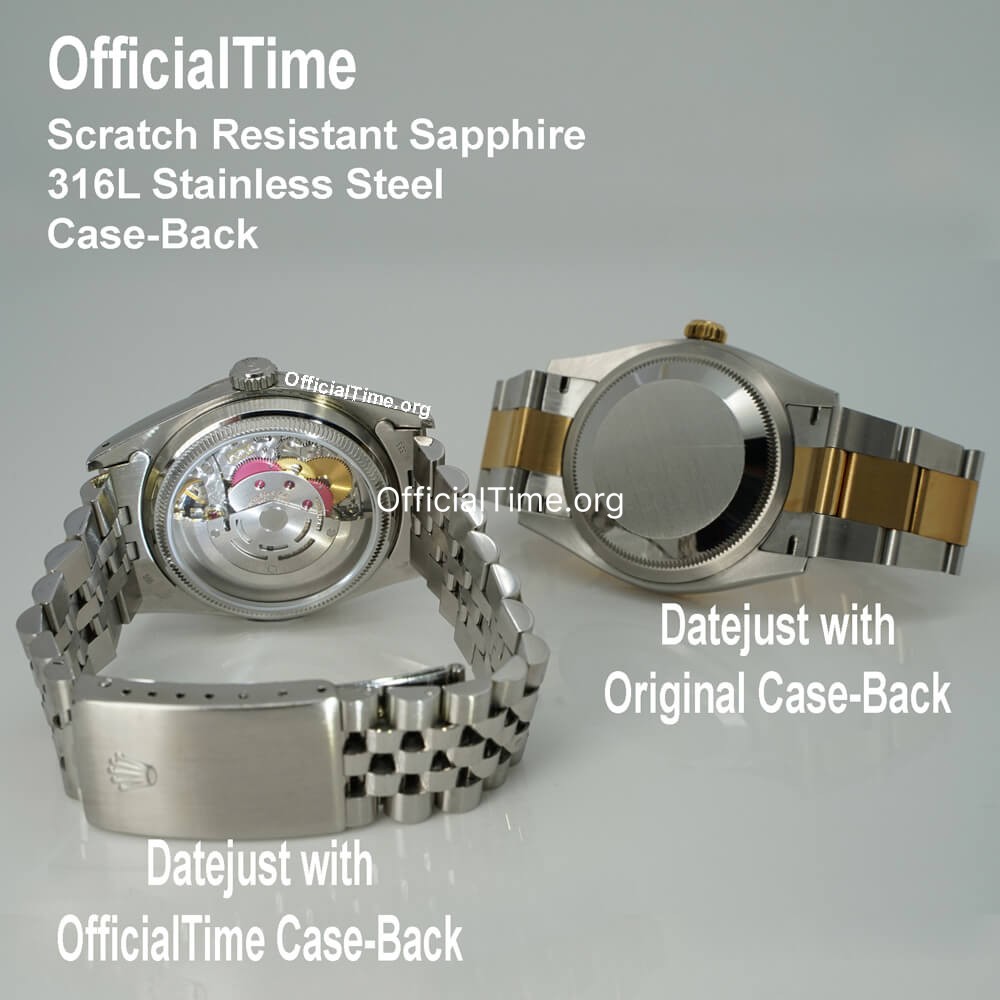 Rolex datejust back case sale