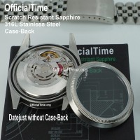 Rolex Datejust Style - Sapphire Transparent Case Back