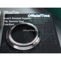 Rolex Datejust Style - Sapphire Transparent Case Back