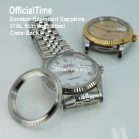 Rolex Datejust Style - Sapphire Transparent Case Back