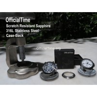 Rolex Datejust Style - Sapphire Transparent Case Back