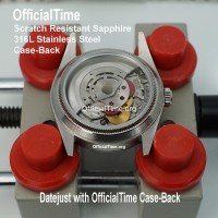 Rolex Datejust Style - Sapphire Transparent Case Back