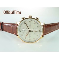 IWC Style : Double-sided Genuine Alligator Leather Strap (4 color)