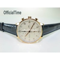 IWC Style : Double-sided Genuine Alligator Leather Strap (4 color)