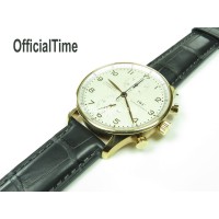 IWC Style : Double-sided Genuine Alligator Leather Strap (4 color)