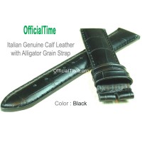 Franck Muller Style : Genuine Calf Leather with Alligator Grain Strap (5 color)