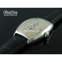 Franck Muller Style : Genuine Calf Leather with Alligator Grain Strap (5 color)