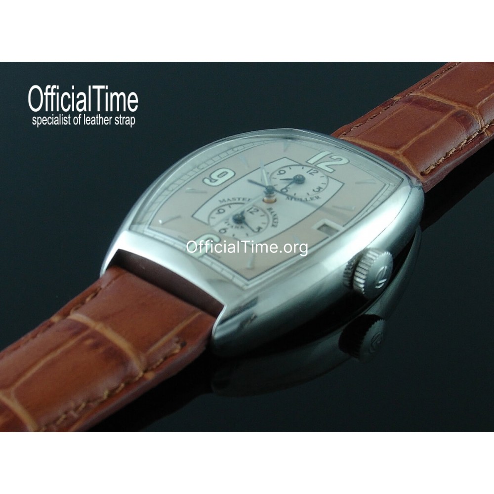 Franck Muller Style - OfficialTime Genuine Claf Leather Strap