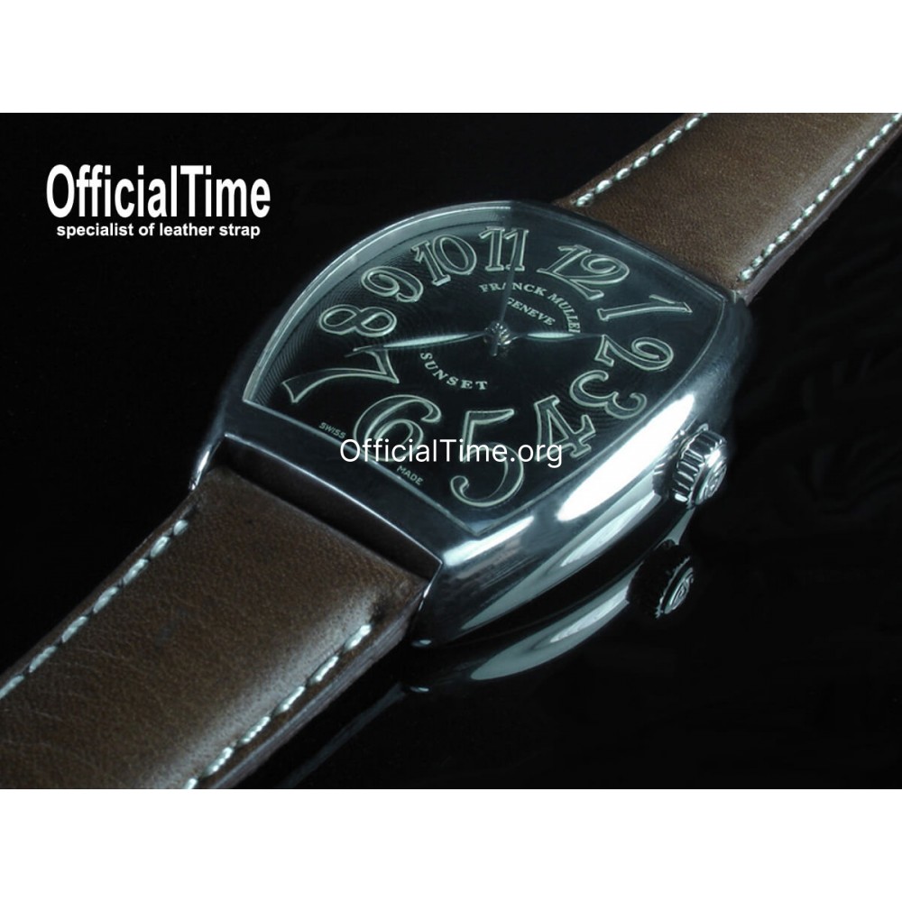 Franck Muller Style - OfficialTime Genuine Claf Leather Strap