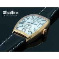 Franck Muller Style : Italian Genuine Bull Leather Strap (3 color)