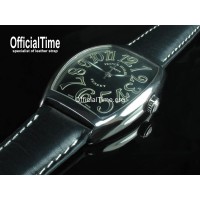 Franck Muller Style : Italian Genuine Bull Leather Strap (3 color)